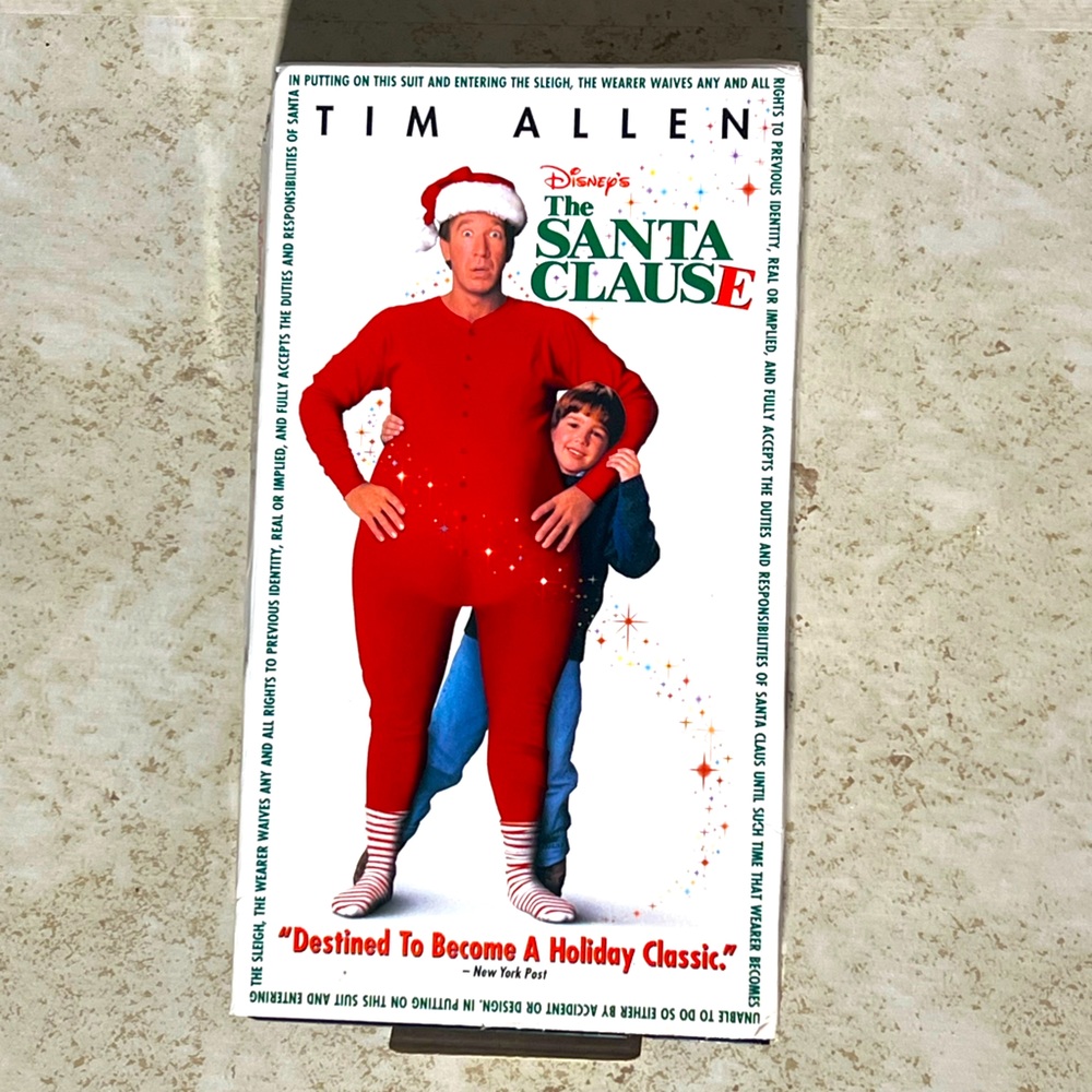 The Santa Claus VHS Disney Tim Allen